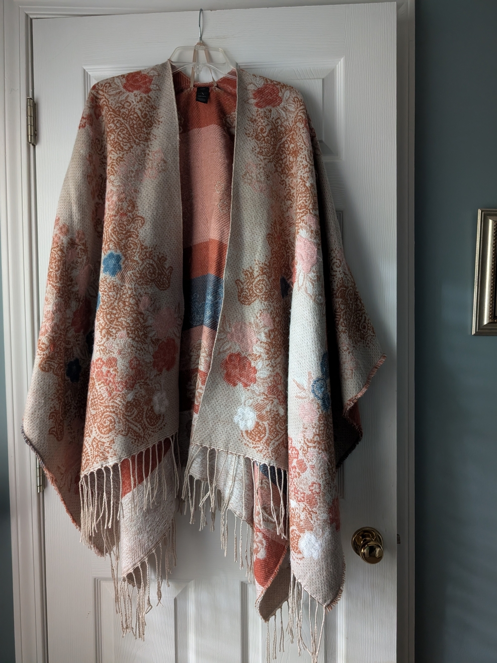 Gorgeous Floral Cape/Wrap